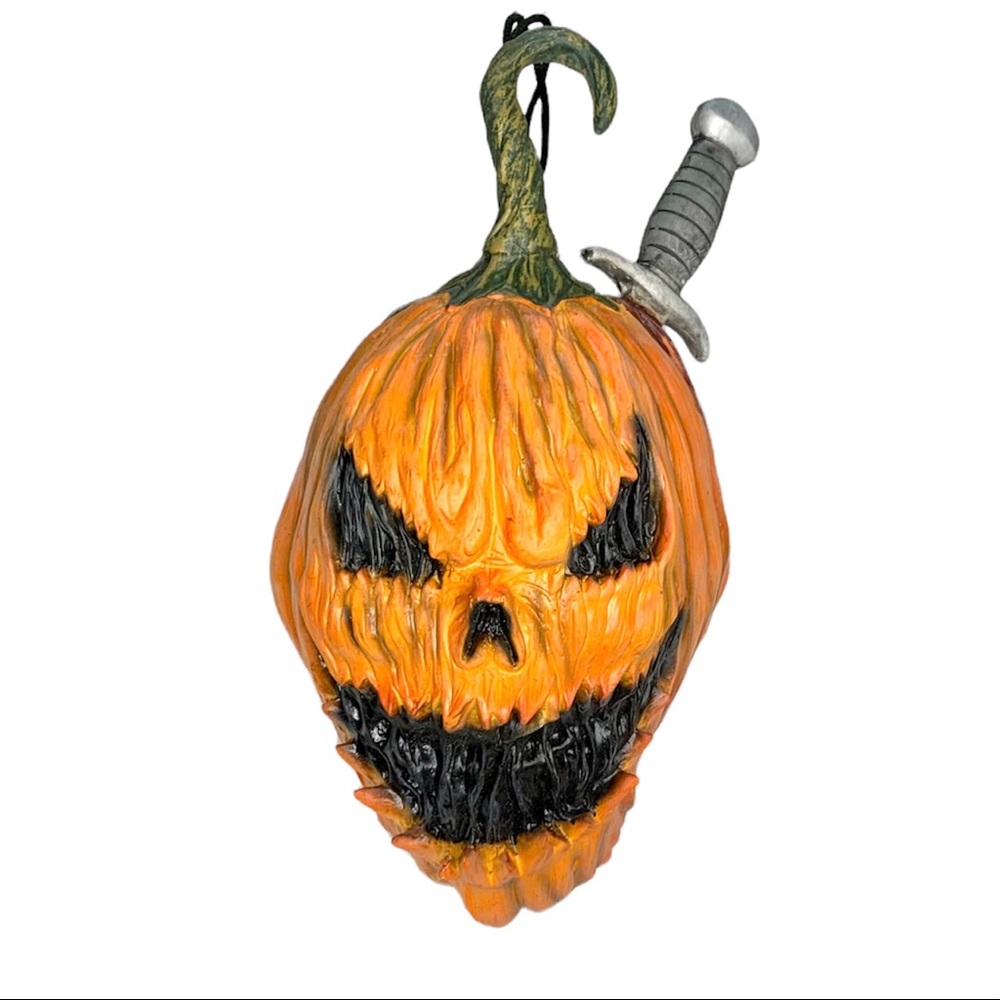 Halloween pumpkin head